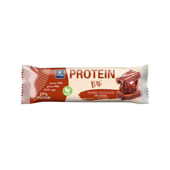 My Elements Vegan Protein Bar Double Choco Brownie - Μπάρα Πρωτεΐνης Διπλή Σοκολάτα Brownie 40gr